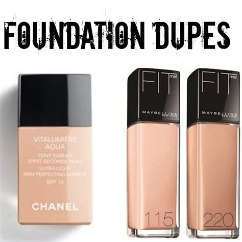 chanel no 1 foundation dupe|dupe for chanel vitalumiere foundation.